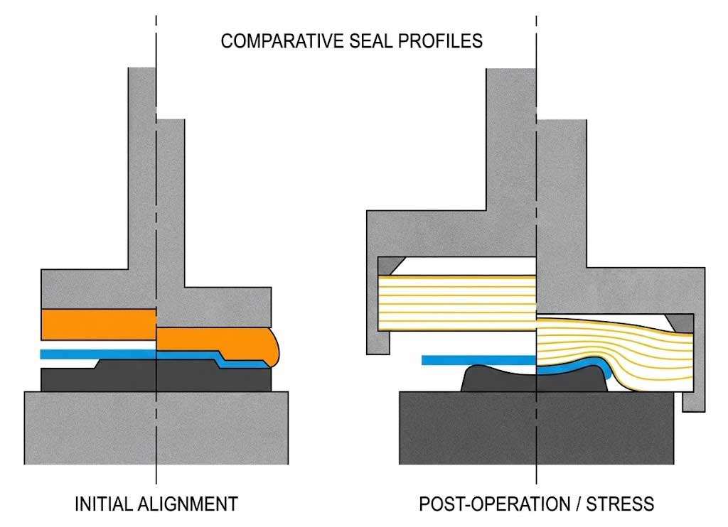 Working principle diagram of rubber pad forming press